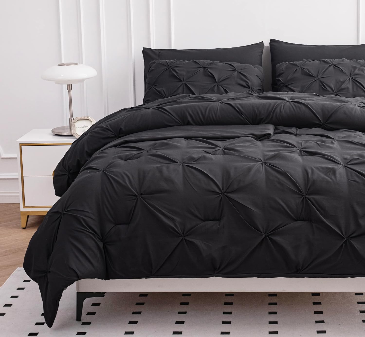Comforter Set Full Size Bed in a Bag by LANE LINEN - Grey