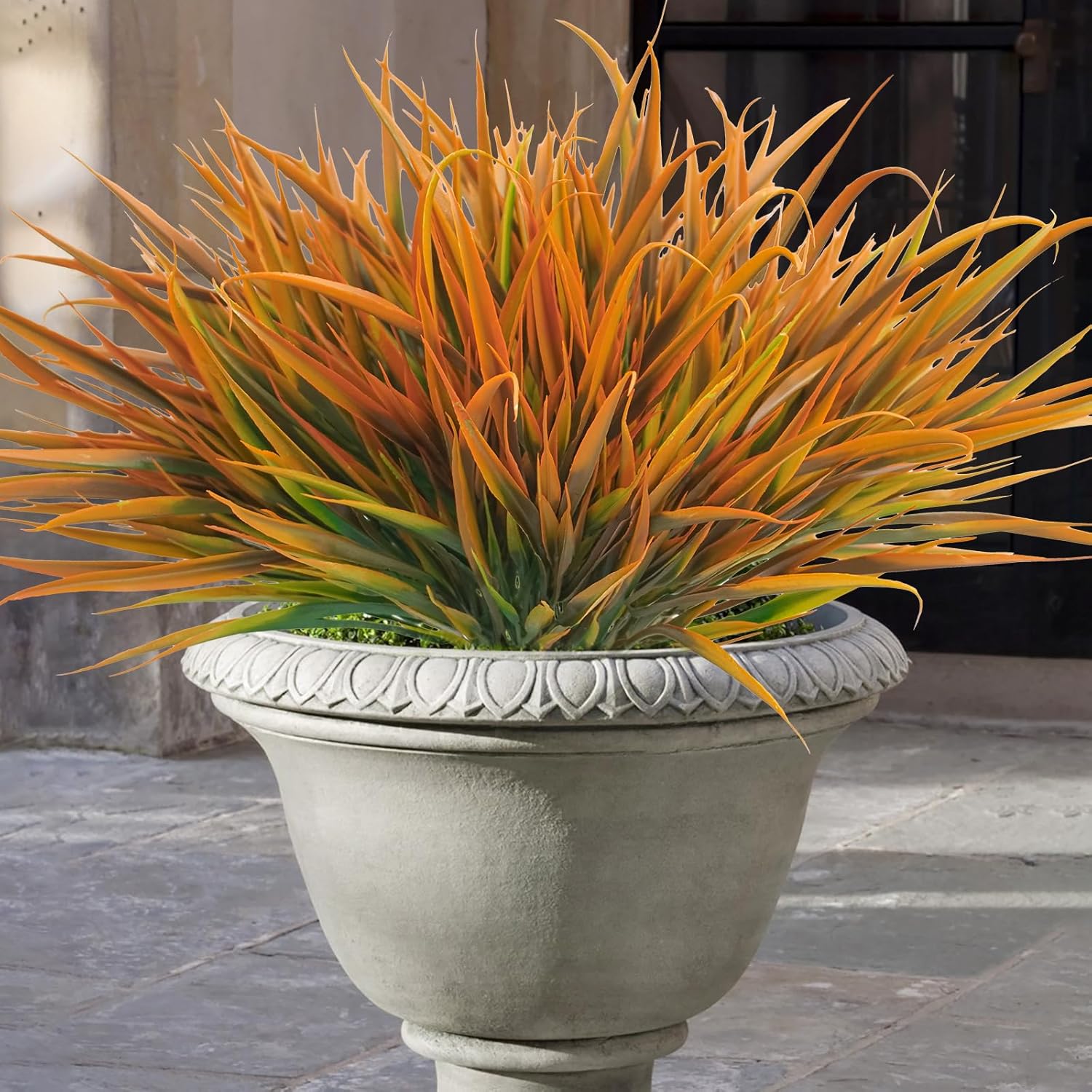 Uieke 28 Bundles Artificial Outdoor Plants for Fall Decor