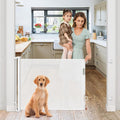 Retractable Baby Gates for Doorways 33in x 55in - Space Saving Safety