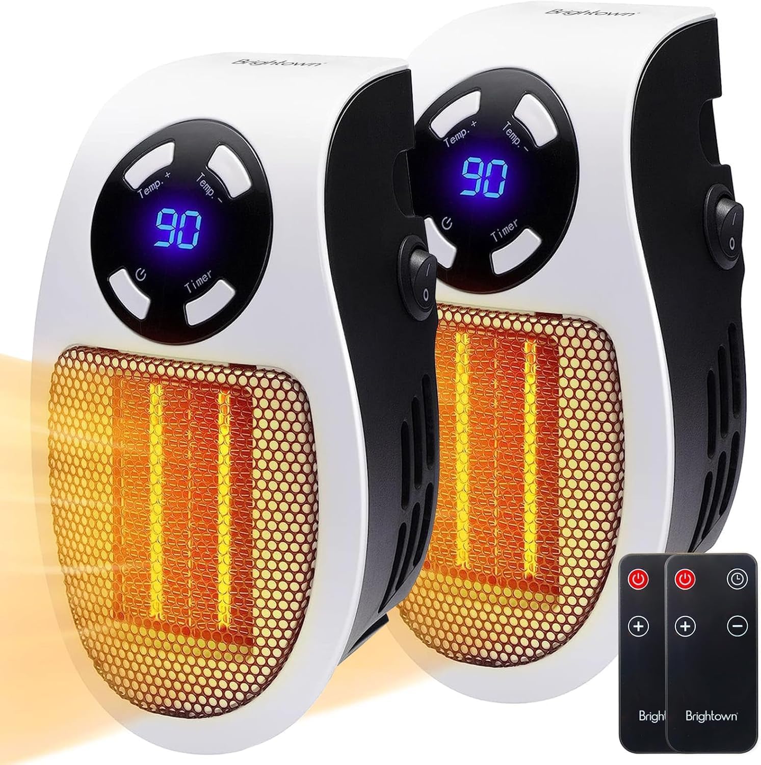 CSA Certified Remote Wall Heater Duo: Stay Cozy Anywhere!