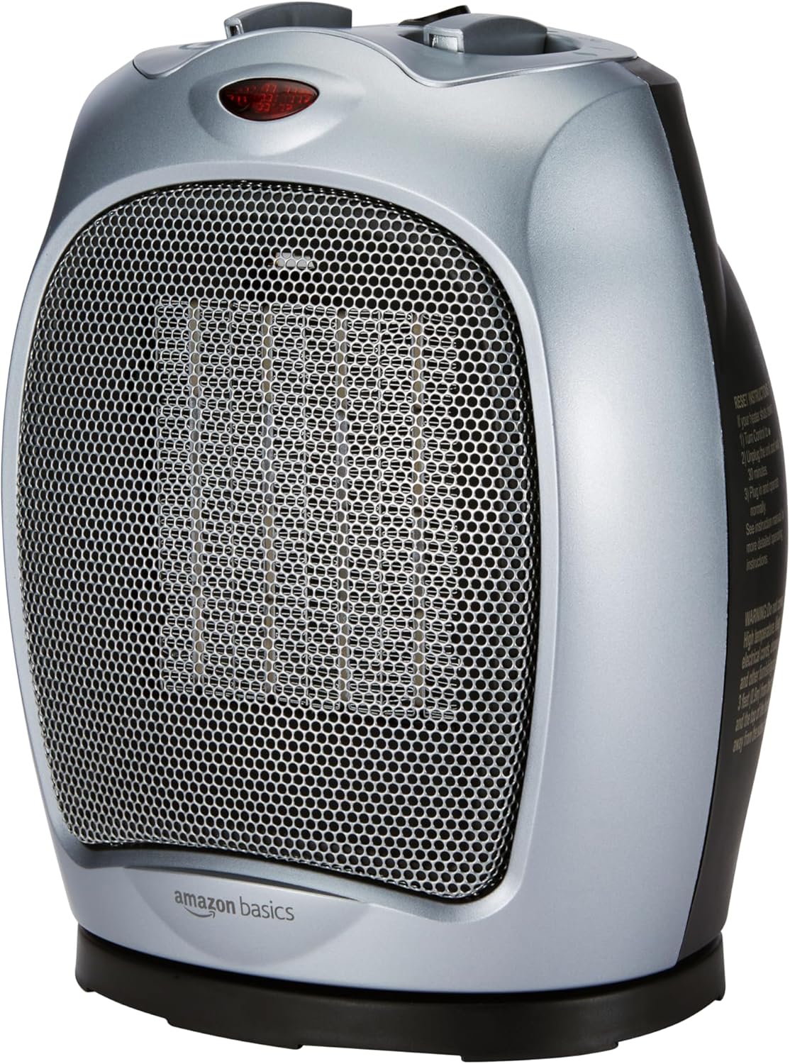 Basics Portable Ceramic Heater - Safe & Efficient Heat!
