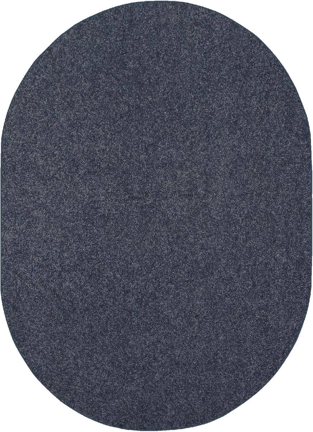 Pet Friendly Solid Color Area Rugs in Petrol Blue for Home