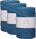 3mm Single Strand Macrame Cord for Art & Crafts - Navy Blue
