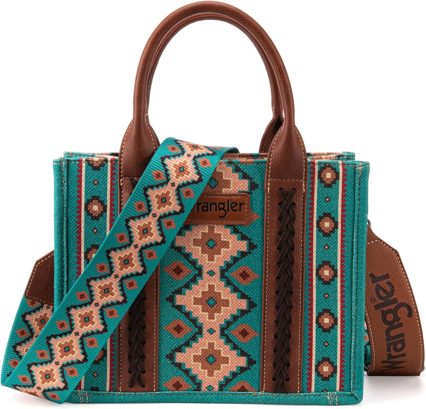 Wrangler Aztec Tote Bag for Women - Stylish Boho Handbag