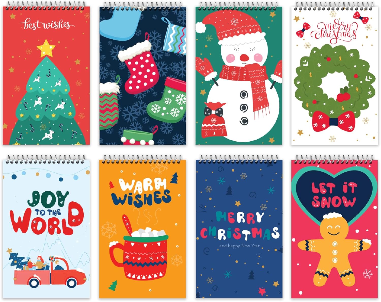 Snowman Mini Christmas Notepads 24 Pack