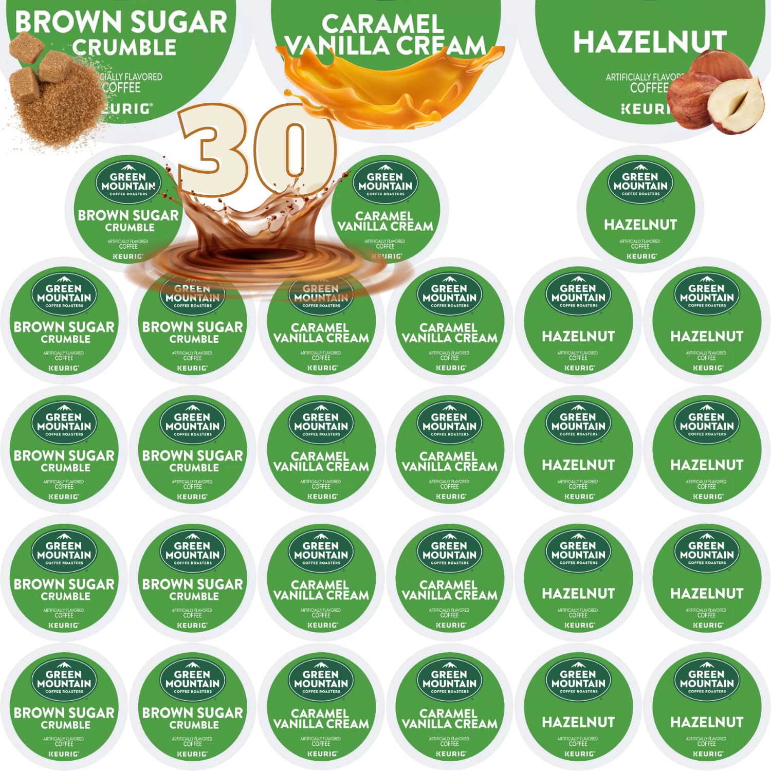 30-count K-Cup Variety Pack with Green Mountain Flavors