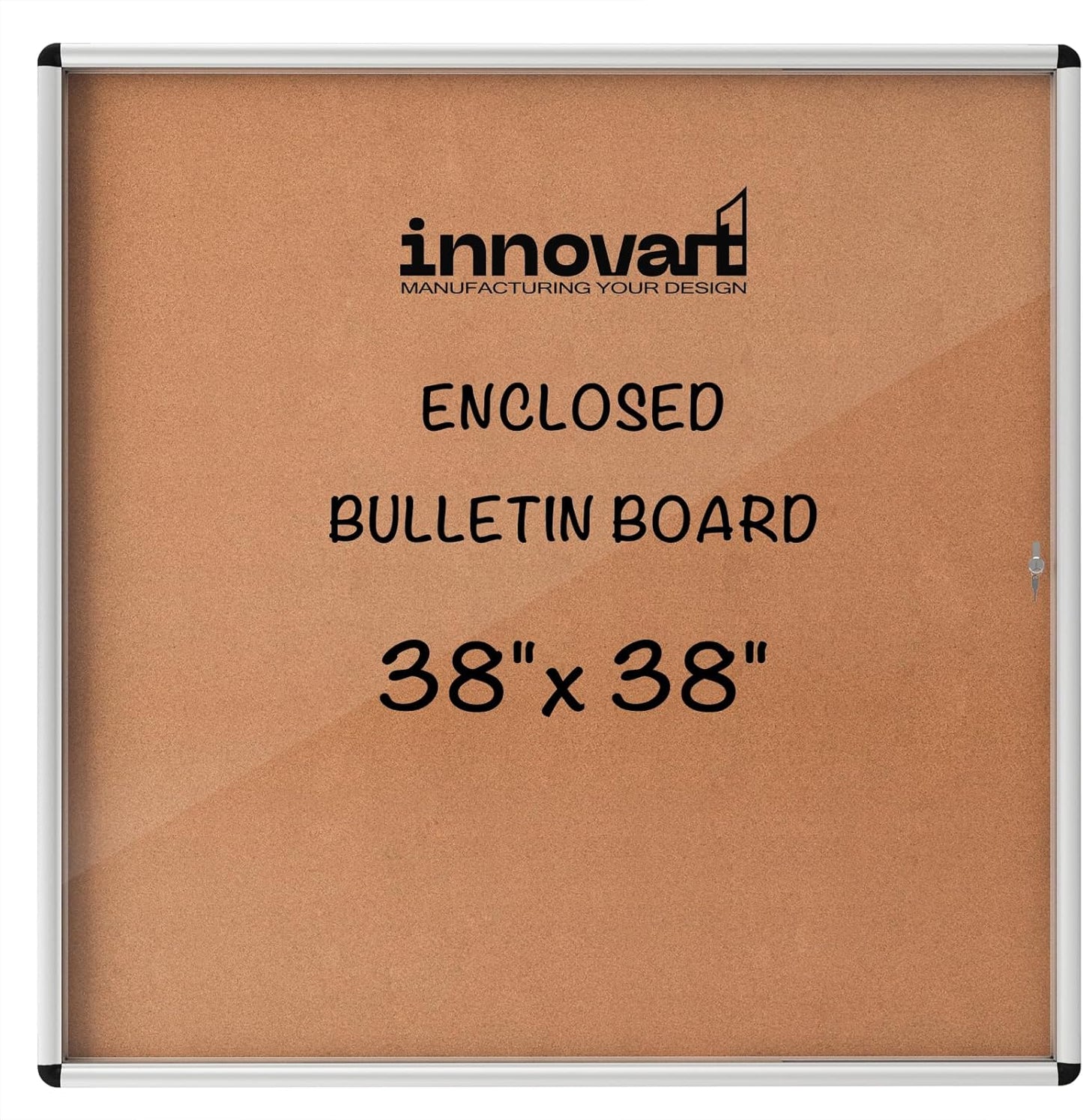 Weatherproof Bulletin Board with Aluminum Frame for Outdoor Use