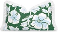 Hofdeco Premium Coastal Lumbar Pillow Cover 12in x20in - Water