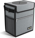 Car Trash Can with Lid - Leak-Proof, Headrest Hanging Organizer