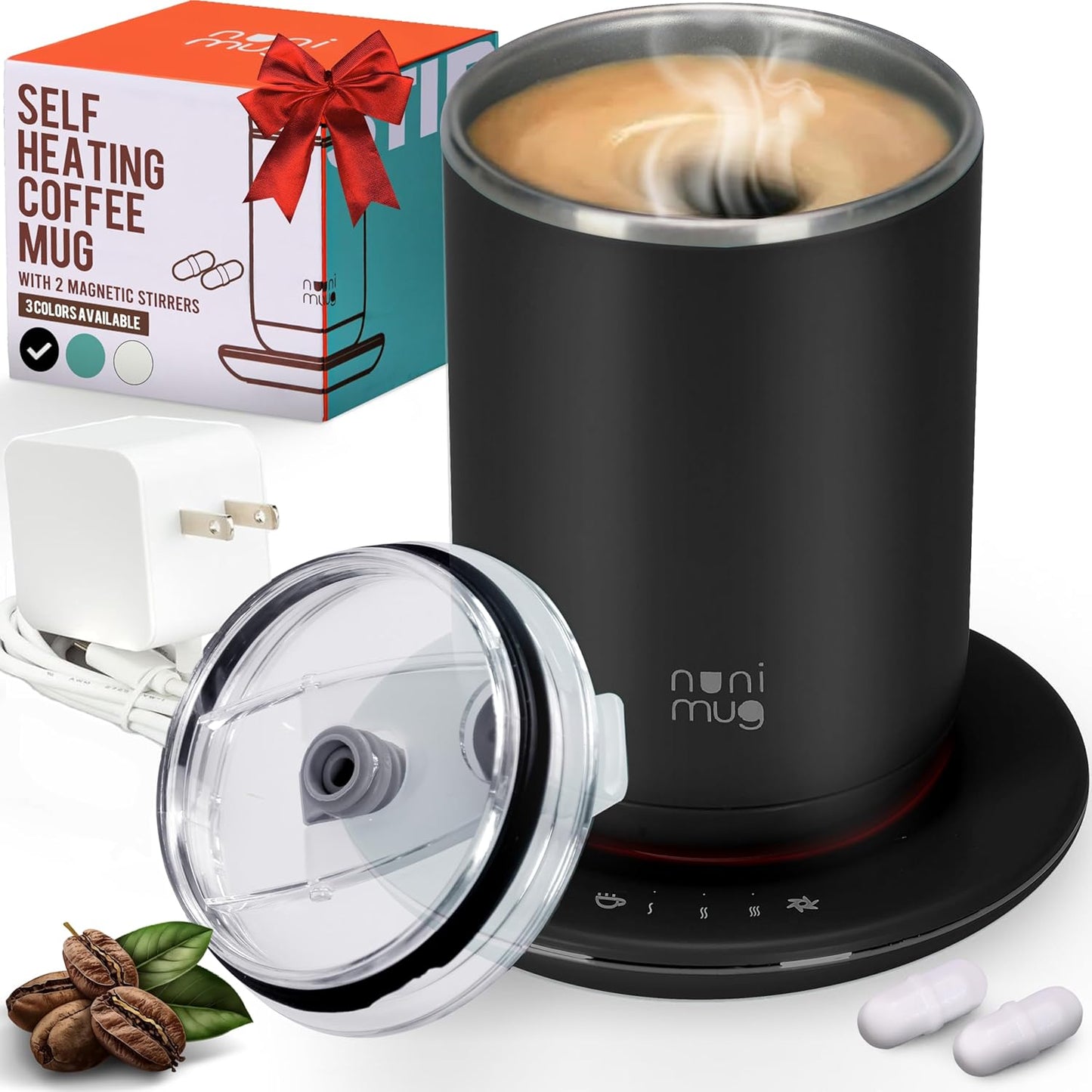 Self-Stirring Smart Coffee Mug - Dual Temp Control - OZTANCE