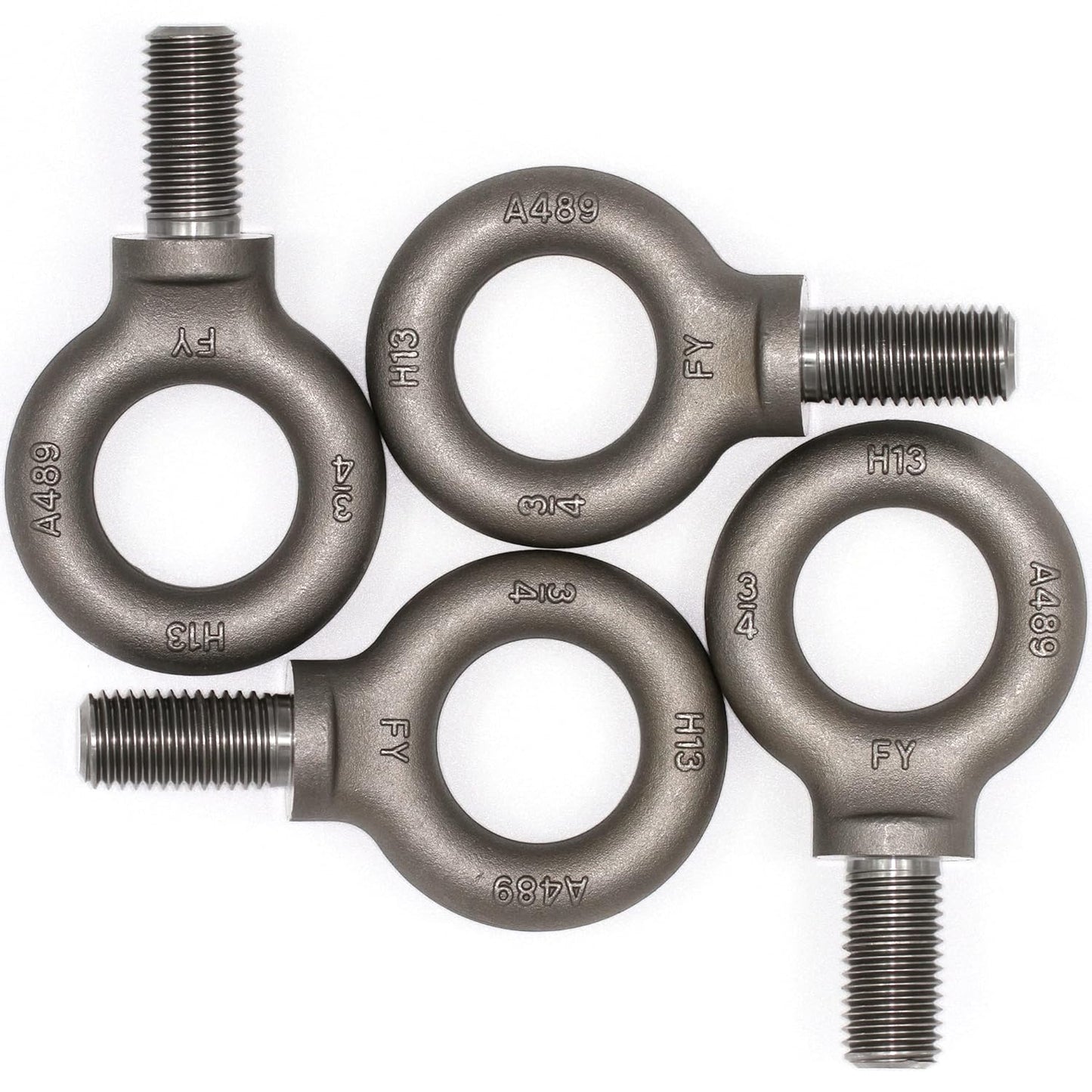 Box of 4 Pcs Lifting Shoulder Eye Bolts for Heavy Duty Use