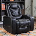ANJ Power Recliner Chair - USB Ports, Cup Holders, & Hidden Storage