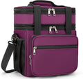 Expandable Lunch Box for Women Double Deck Insulated Lunch Bag