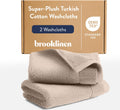Brooklinen Super-Plush Turkish Cotton Washcloths for Home Use