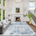 10x14 Area Rugs Washable Rug Modern Abstract Living Room Rug - Soft