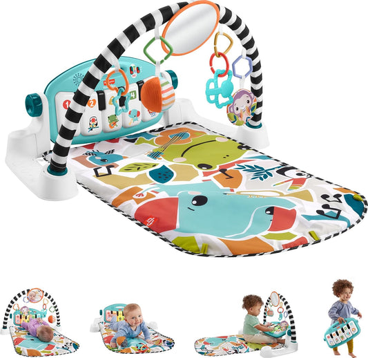Musical Baby Playmat: Fisher-Price Glow & Grow Piano Gym