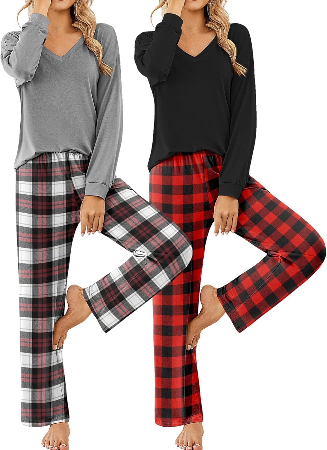 Ekouaer Womens 2 Pack Pajama Sets for Ultimate Comfort and Style