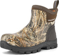 Trudave Men's Waterproof Rain Boots for Outdoor Work and Hunting