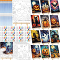 Pre Drawn Canvas 12 Pack 8in x 10in Halloween Pumpkin - Party Paint