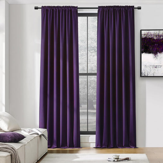 DONREN 96 Inches Long Blackout Curtain Panels for Bedroom