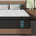 Sleepmax Queen Mattress 10 Inch - Medium Firm Hybrid for Back & Side