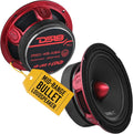 DS18 PRO-X6.4BM 6.5in Midrange Loudspeaker Pair - Clear Mids