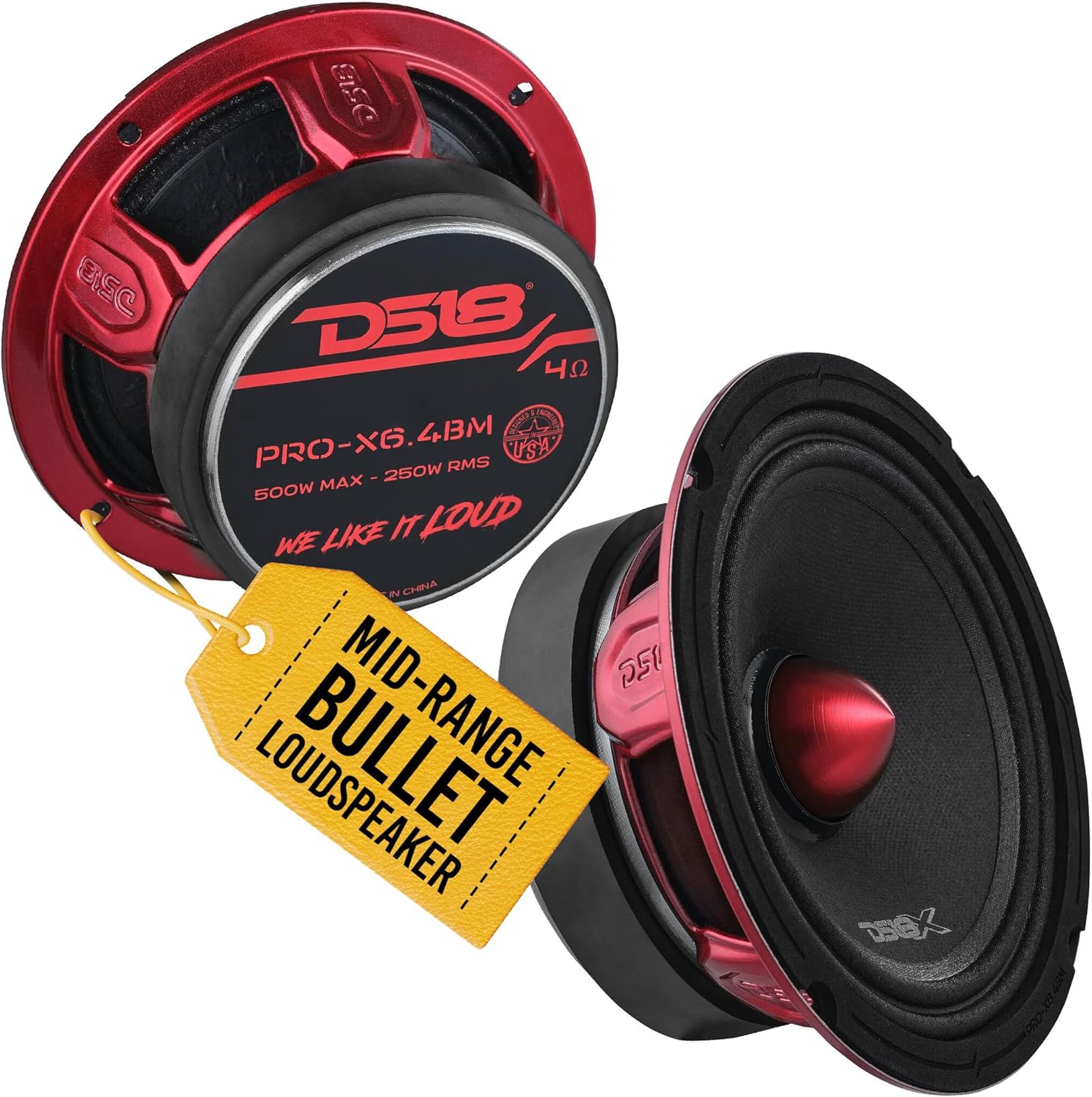 DS18 PRO-X6.4BM Loudspeaker - Premium 6.5in Midrange Speakers