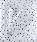 100% Cotton Flannel Sheet Set Queen - Cozy Blue Stars