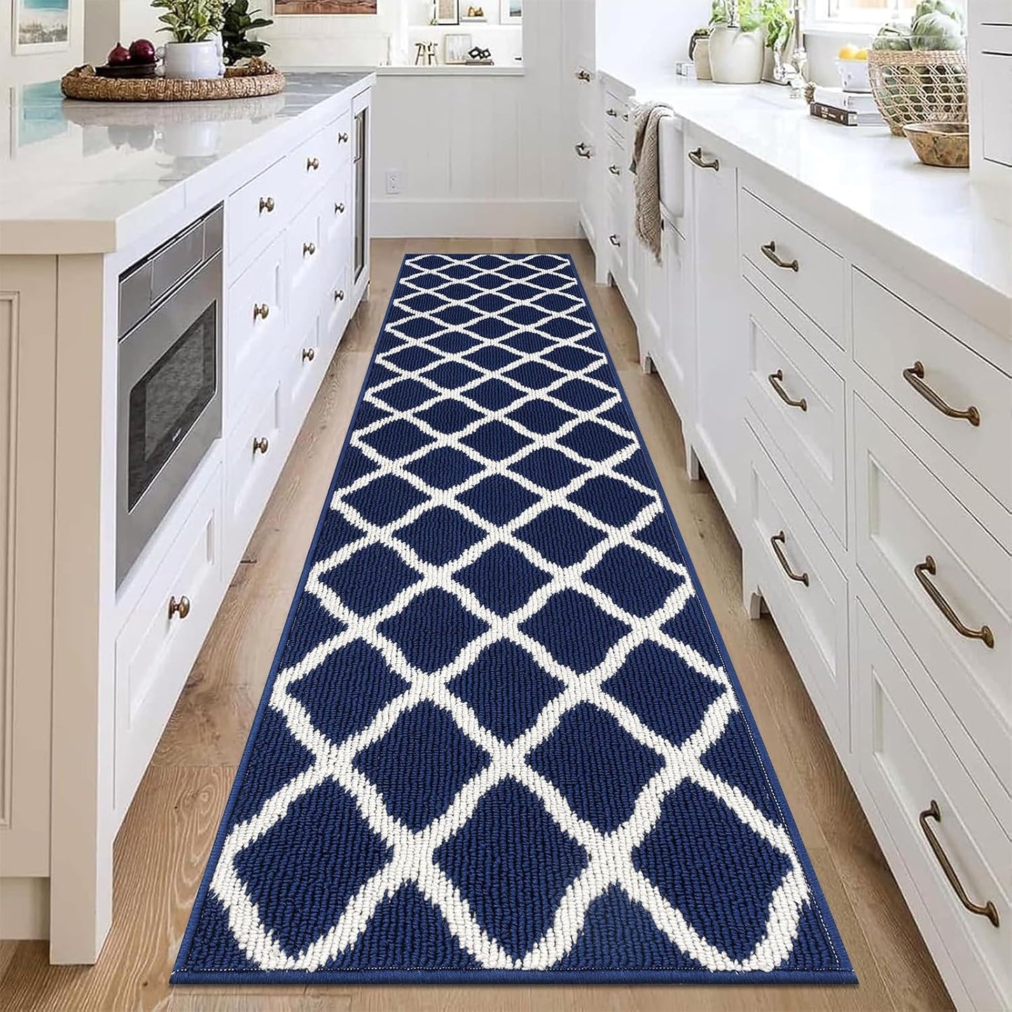 SHACOS Kitchen Runner Rugs 2x6 ft Non Slip Rubber Backing