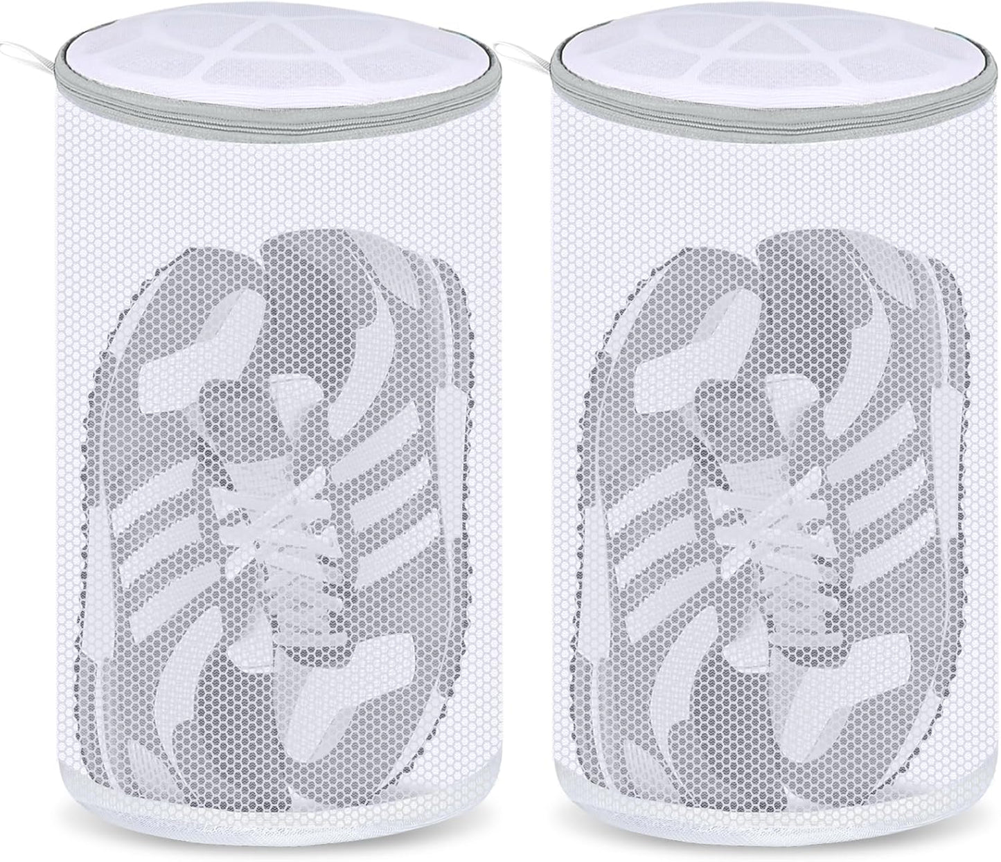 2 Pack Shoe Washing Bags - Protects Shoes in Washer/Dryer