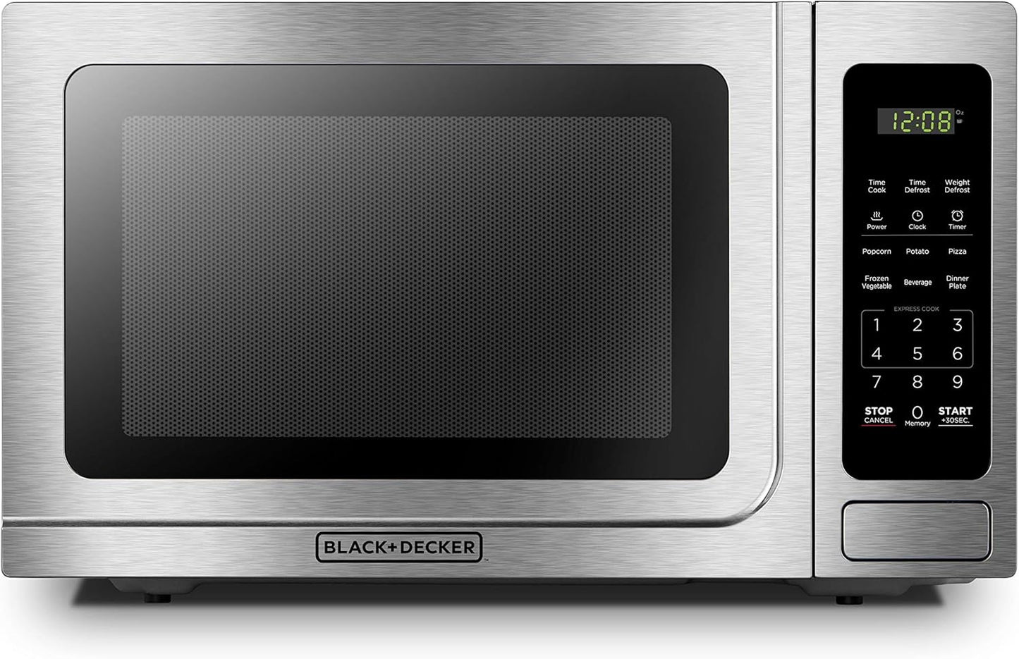 BLACK+DECKER Digital Microwave Oven - Safe, Stylish, Spacious