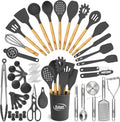 Kaluns Complete 50 Piece Silicone Utensils Set for Home Cooks