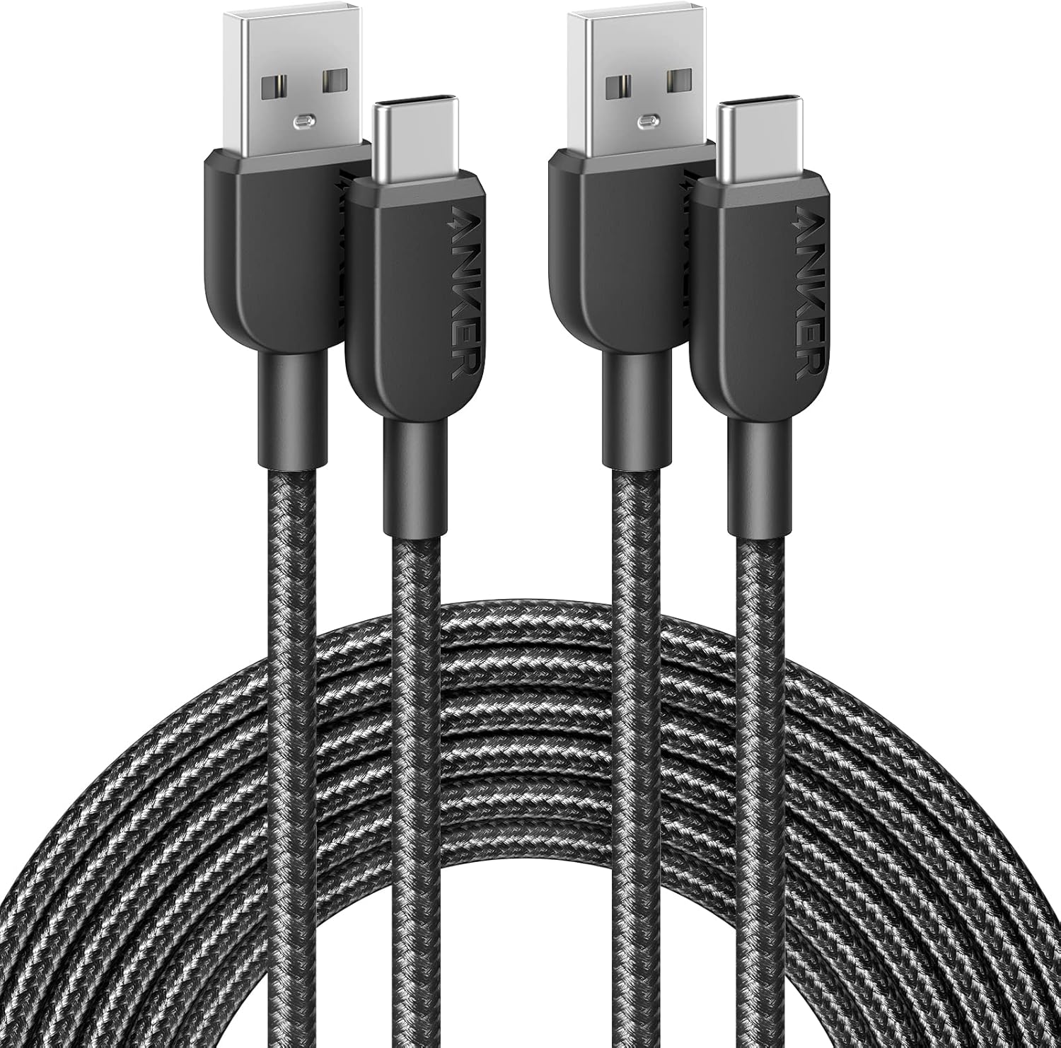 Anker 10FT USB-C Cable 2 Pack, Fast Charging for Samsung, LG