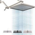 Rainfall Shower Head 11.8 in Rectangular Panel - Luxury Shower