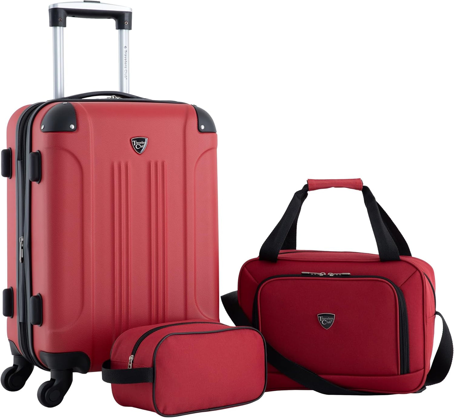 Travelers Club Chicago Hardside Expandable Spinner Luggage Set