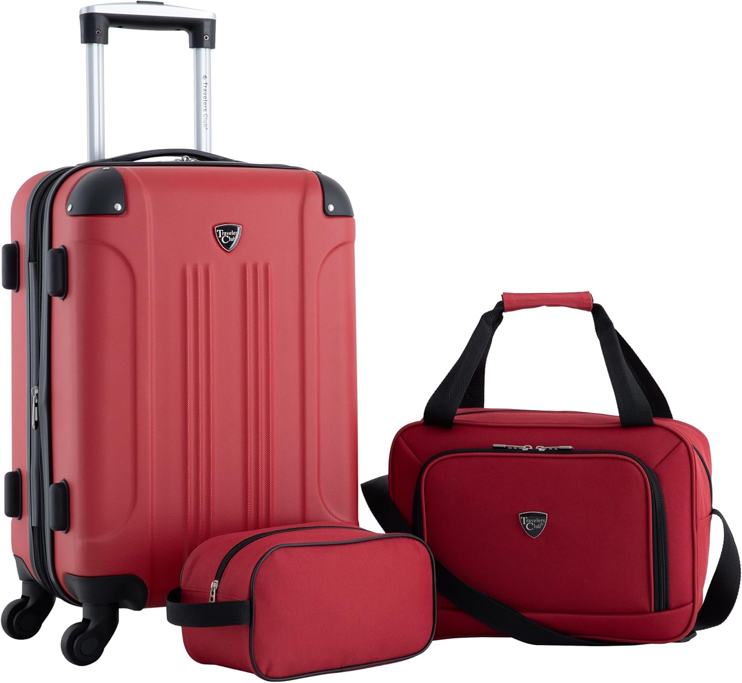 Travelers Club Chicago Hardside Expandable Spinner Luggage Set
