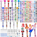 Creative Fairy Wand Garden Stake Kit for Kids with Colorful Beads