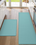 DEXI Kitchen Floor Mats Cushioned Anti Fatigue Set - Memory Foam