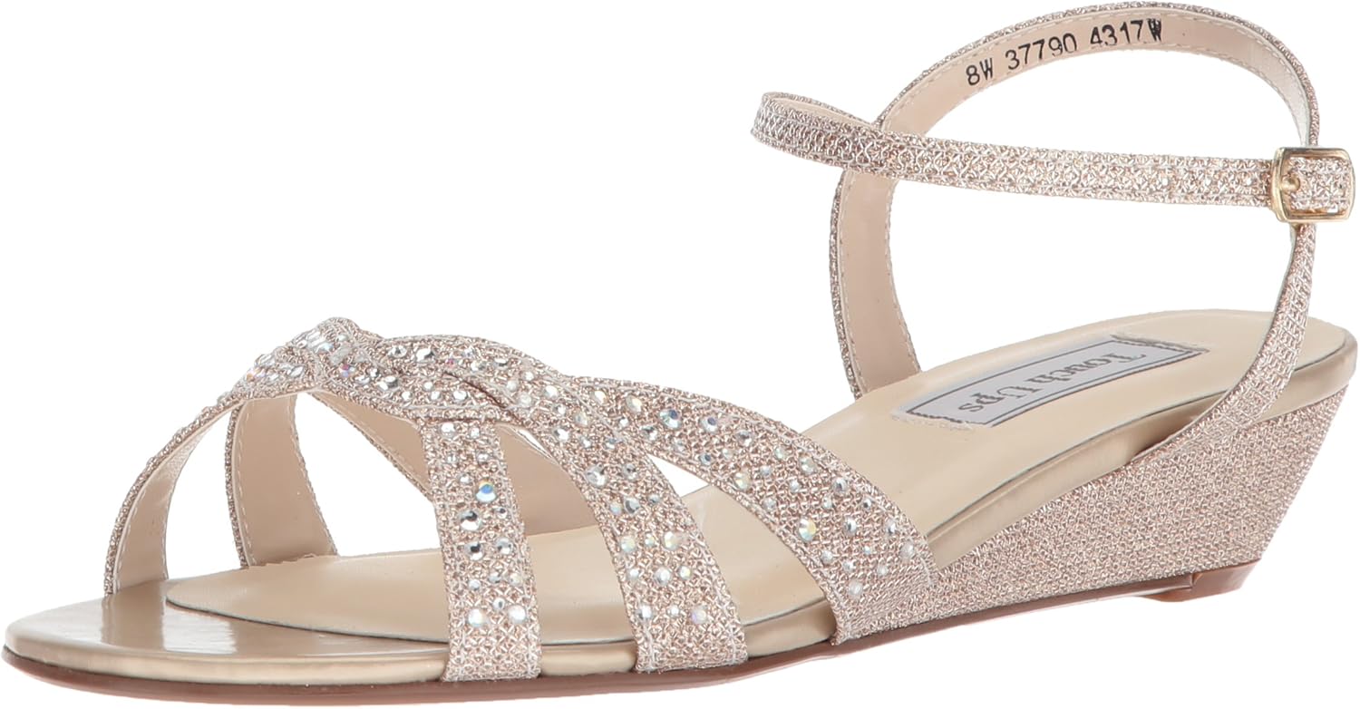 Touch Ups Women's Lena Wedge Sandal: Comfortable Jeweled Style