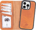 BLACKBROOK Leather Wallet Case for iPhone 16 Pro - Slim MagSafe Wallet