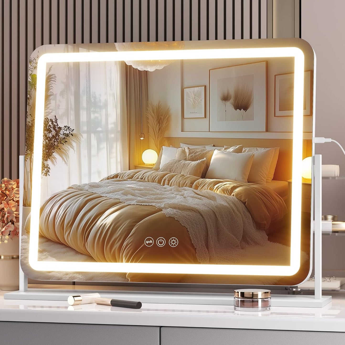Hasipu Vanity Mirror with Lights for Perfect Makeup Every Time