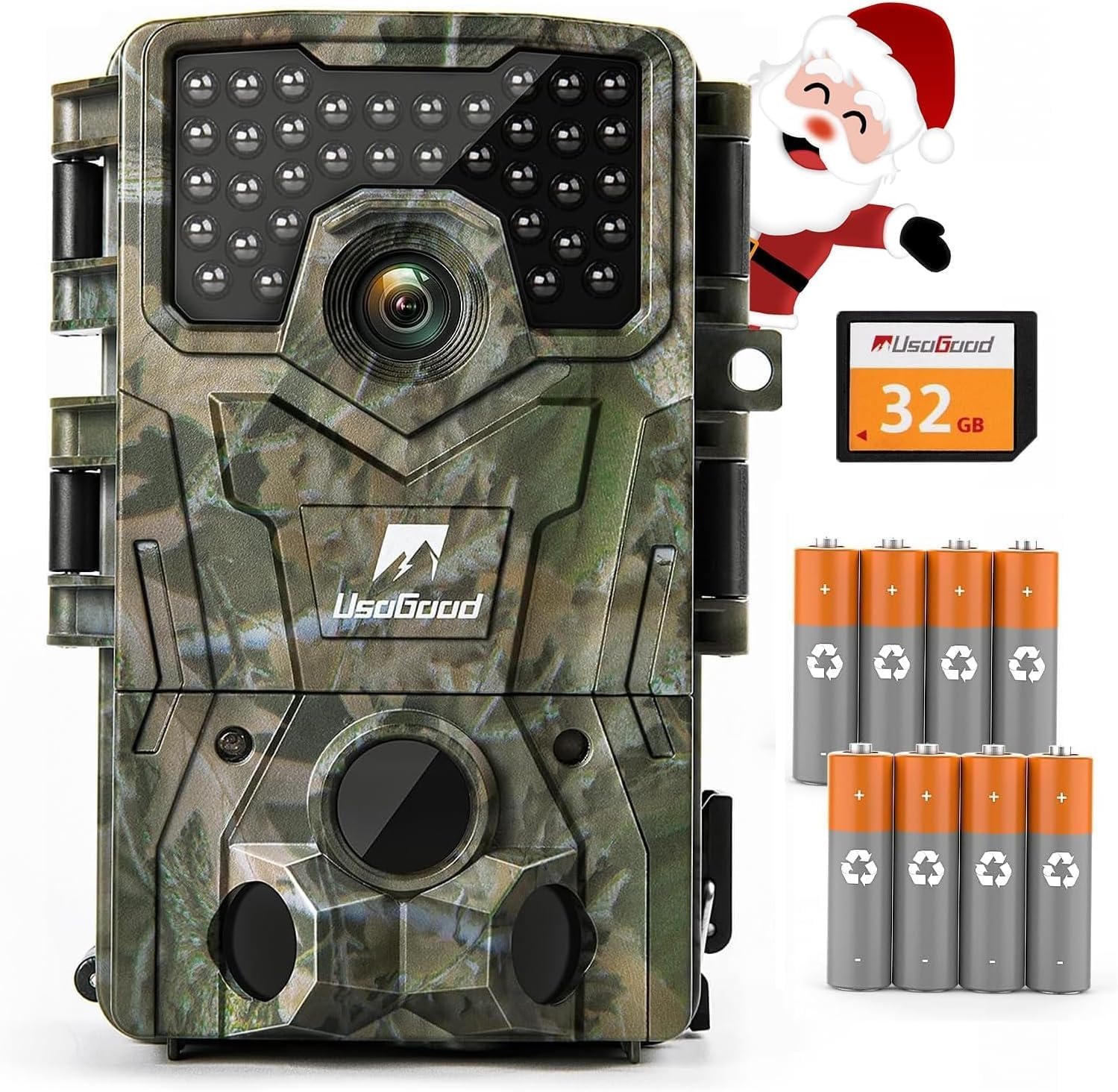 4K Trail Camera Bundle: Night Vision, Motion Activated