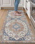 LUMI Kitchen Mat Anti Fatigue Cushioned Memory Foam Rug - Terracotta