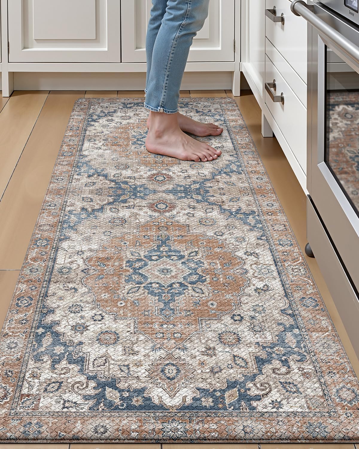 LUMI Kitchen Mat Anti Fatigue Cushioned Memory Foam Rug 24x59