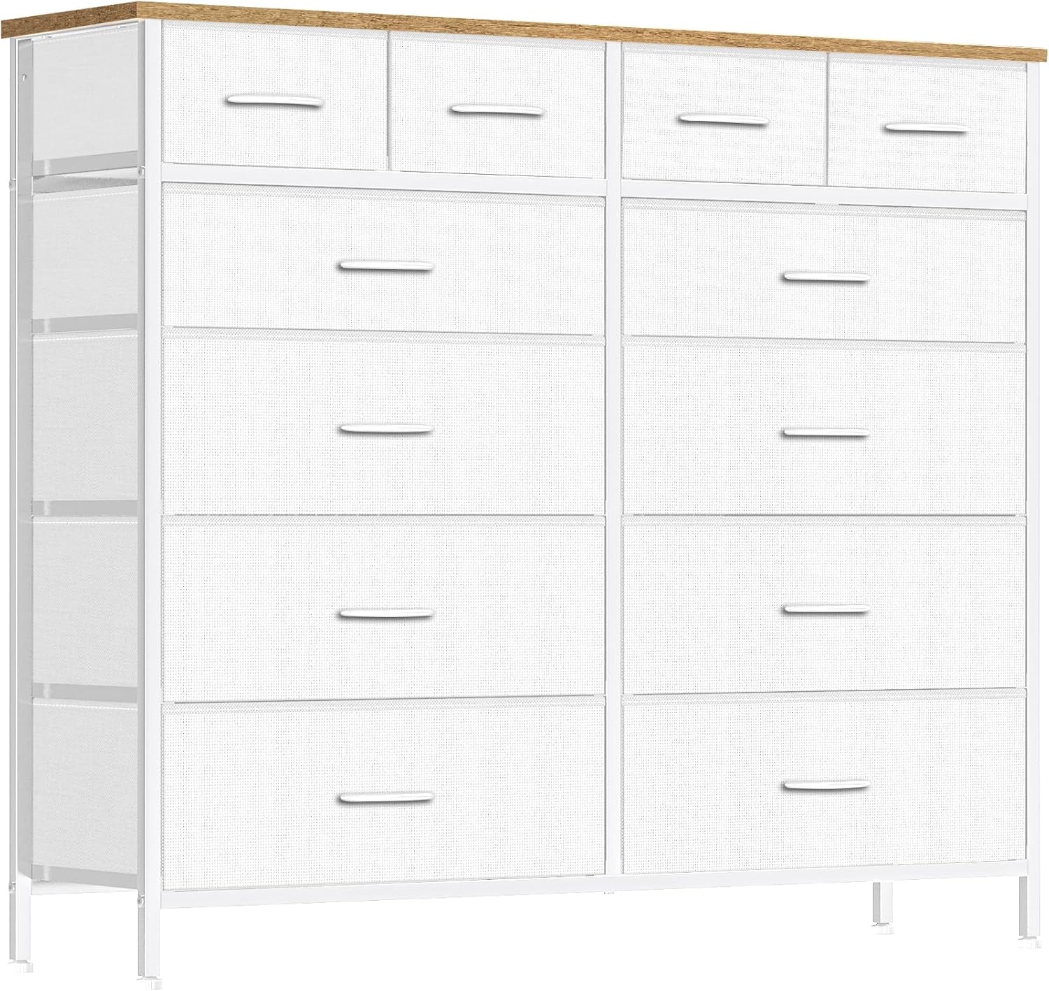 Compact 12 Drawers Dresser for Bedroom Storage Solution