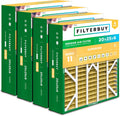 Filterbuy 20x25x6 Air Filter MERV 11 - Allergen Defense 4-Pack