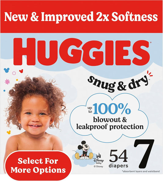 Huggies Size 7 Diapers - Ultimate Comfort & Protection!
