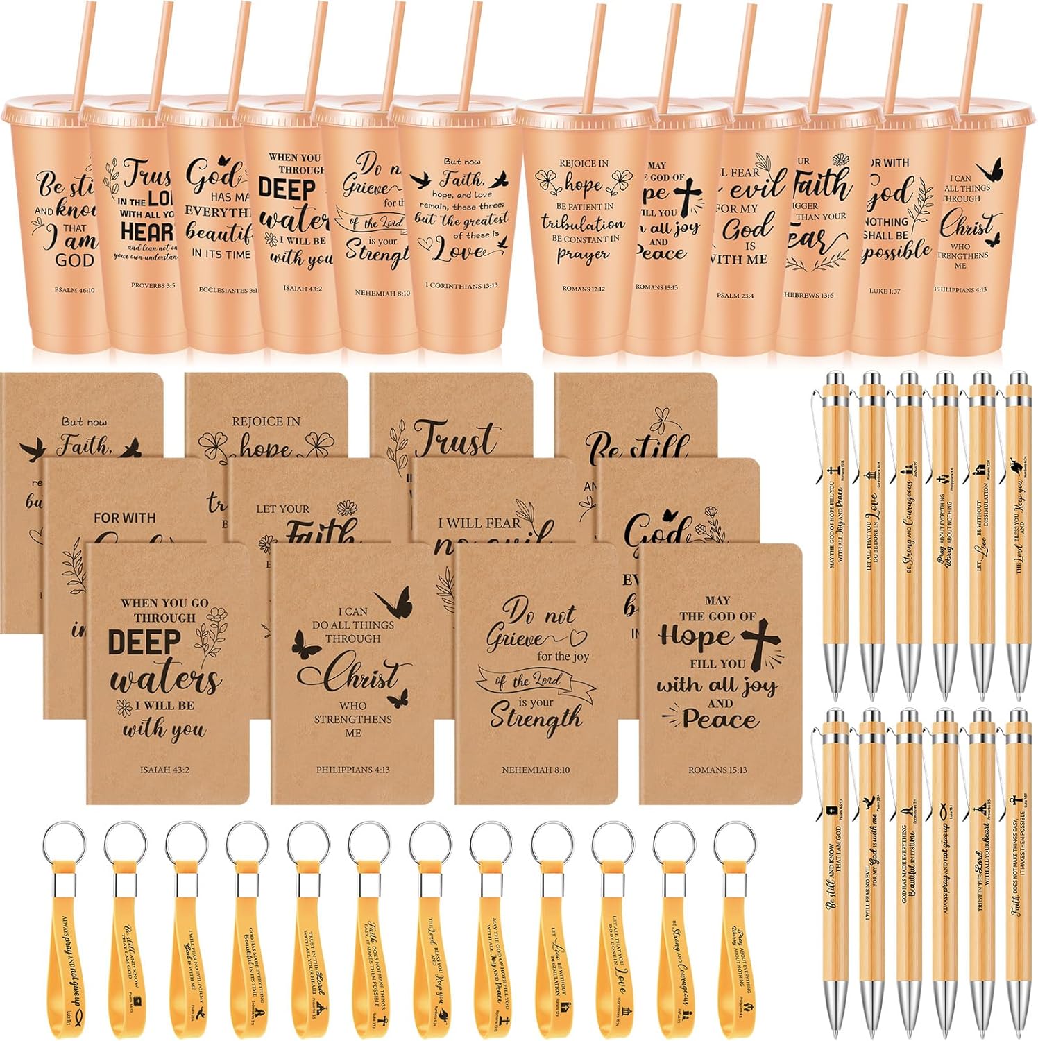 48 Pcs Christian Church Gifts Set for Thanksgiving and Christmas