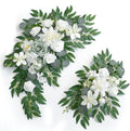 Decorative Faux Flower Swag Set for Wedding Welcome Signs
