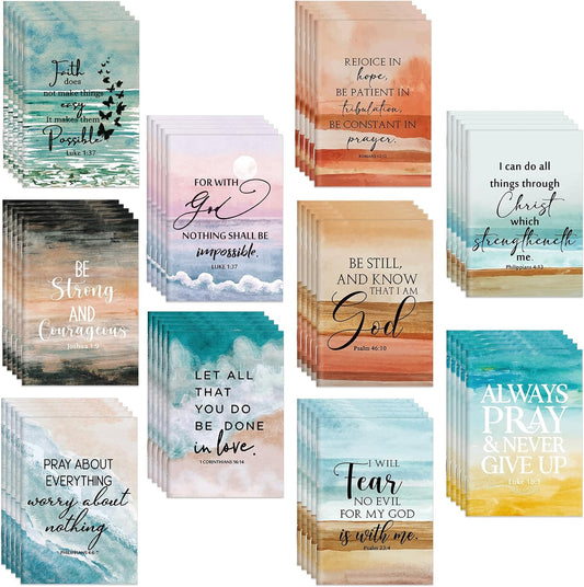 100 Mini Bible Verse Notepads: Inspirational Gifts